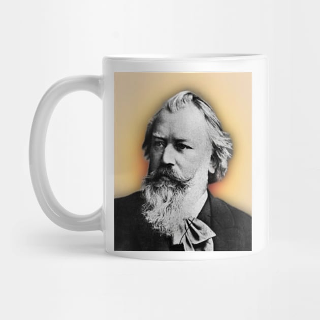 Johannes Brahms Portrait | Johannes Brahms Artwork 2 by JustLit